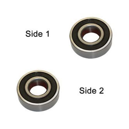 Superior Electric Replacement Ball Bearing - 2 x Seal, ID 17 mm x OD 40 mmx W 12 mm, PK 2 SE 6203-2RS